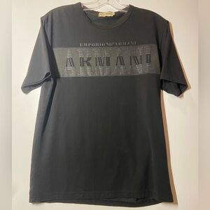 Emporio Armani Charcoal Gray Men's Tee